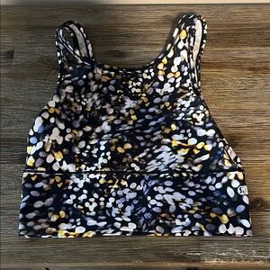 lululemon athletica Multicolor Patterned Crop Top